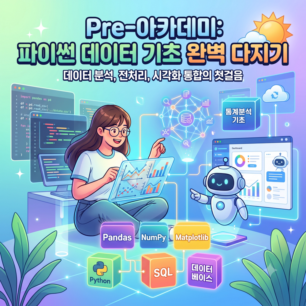 Pre-아카데미: 파이썬 데이터 기초 완벽 다지기